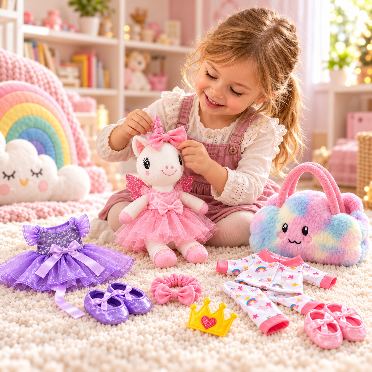 Stylicorn™ — The Dress-Up Unicorn With Her Own Wardrobe & Carry Bag