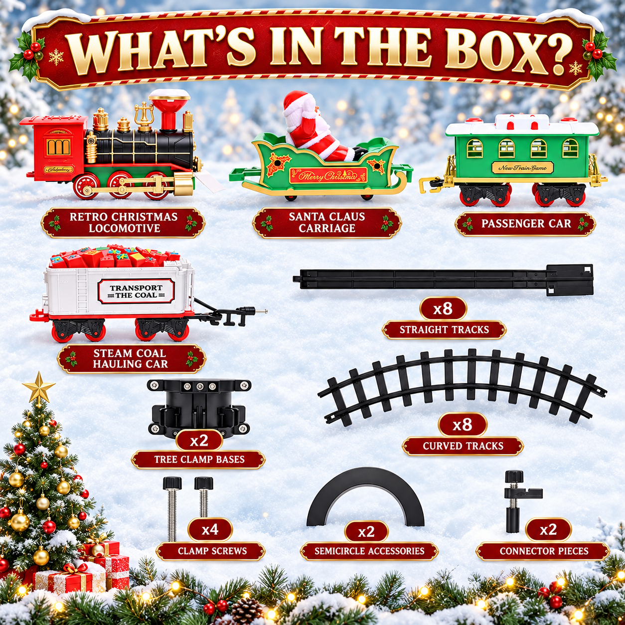 PineLine Express™ - Christmas Tree Train
