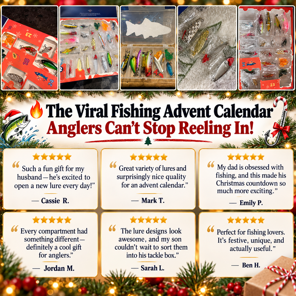 CatchNCount™ - Fishing Lure Advent Calendar
