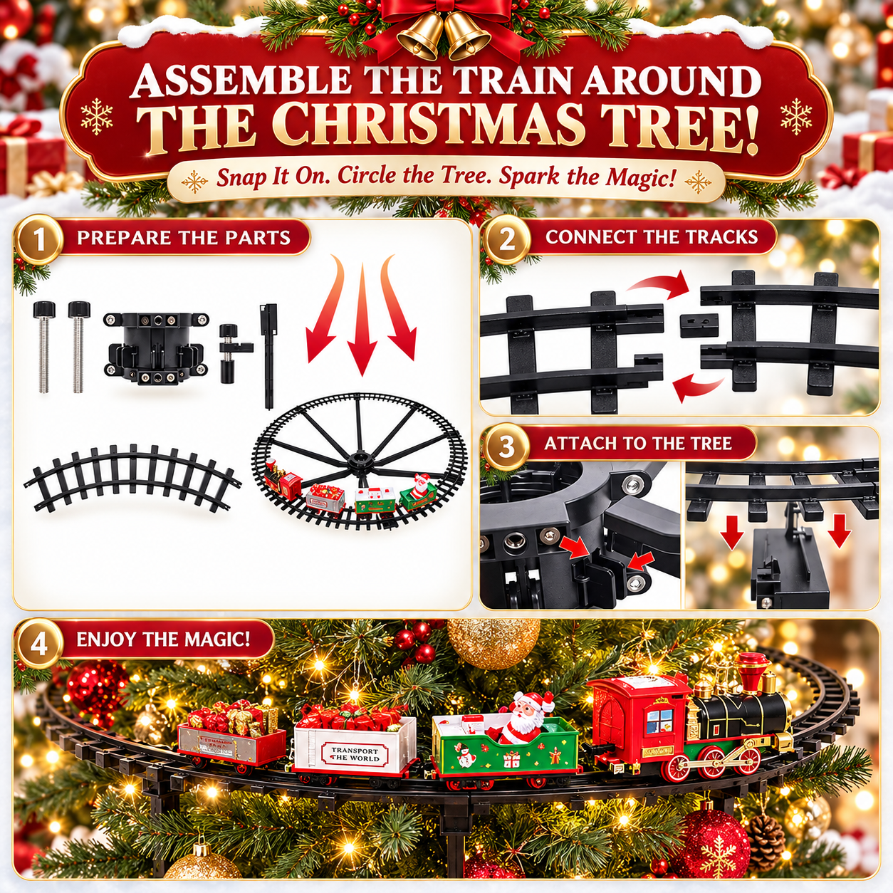 PineLine Express™ - Christmas Tree Train