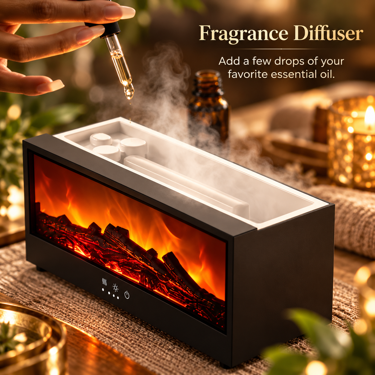 YuleMist™ - Winter Flame Humidifier