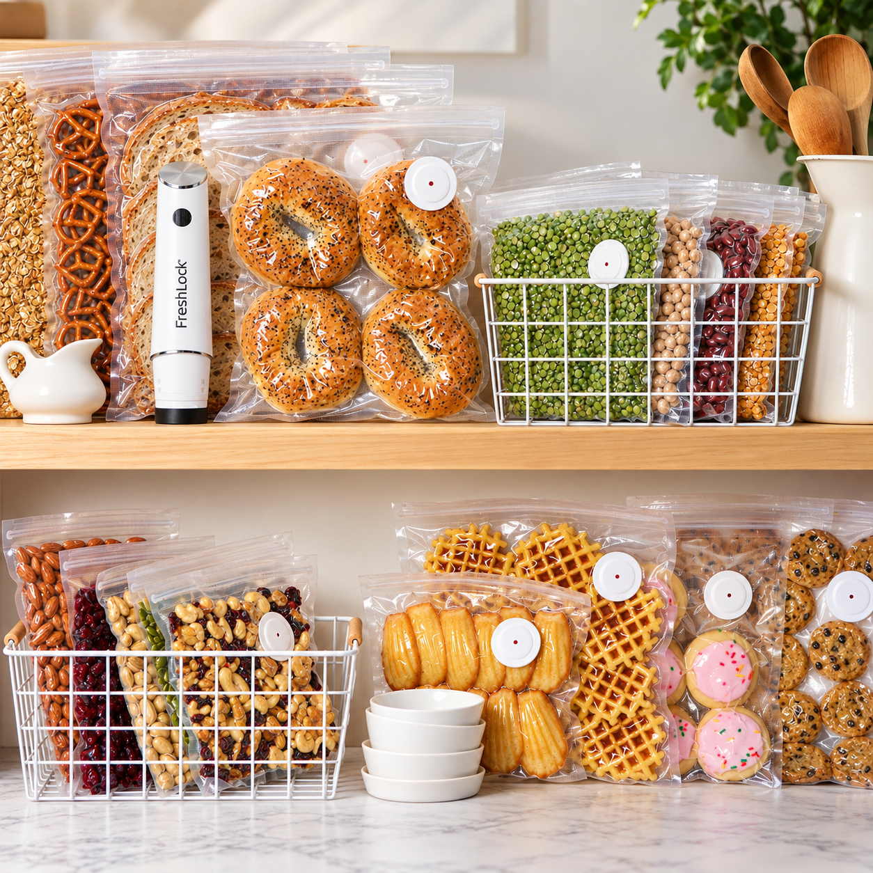 FreshLock™️ - Food Preserve Vacuum Sealer