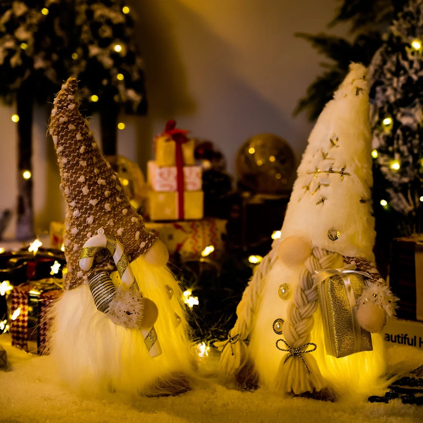 Glowing Gnome Christmas Doll