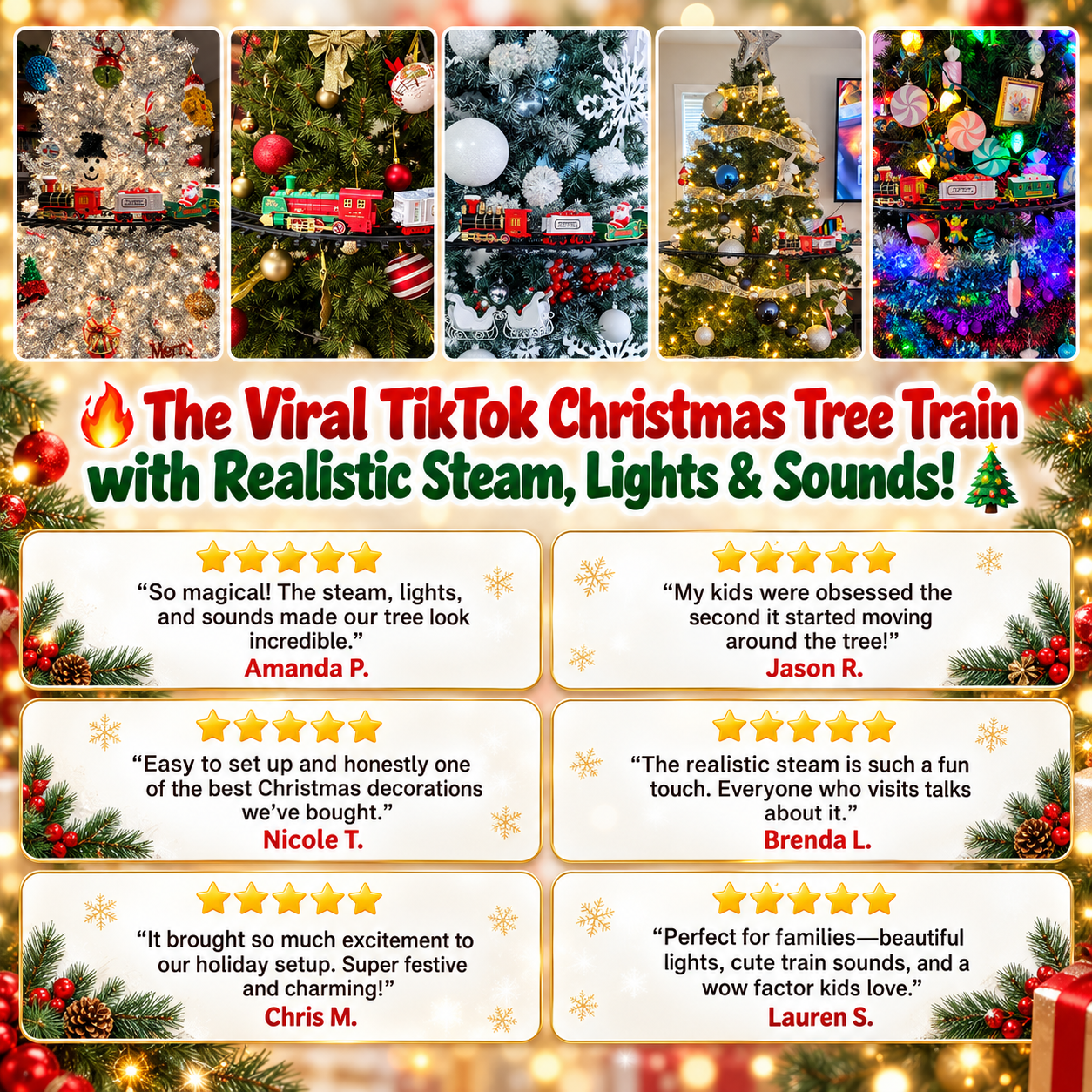 PineLine Express™ - Christmas Tree Train