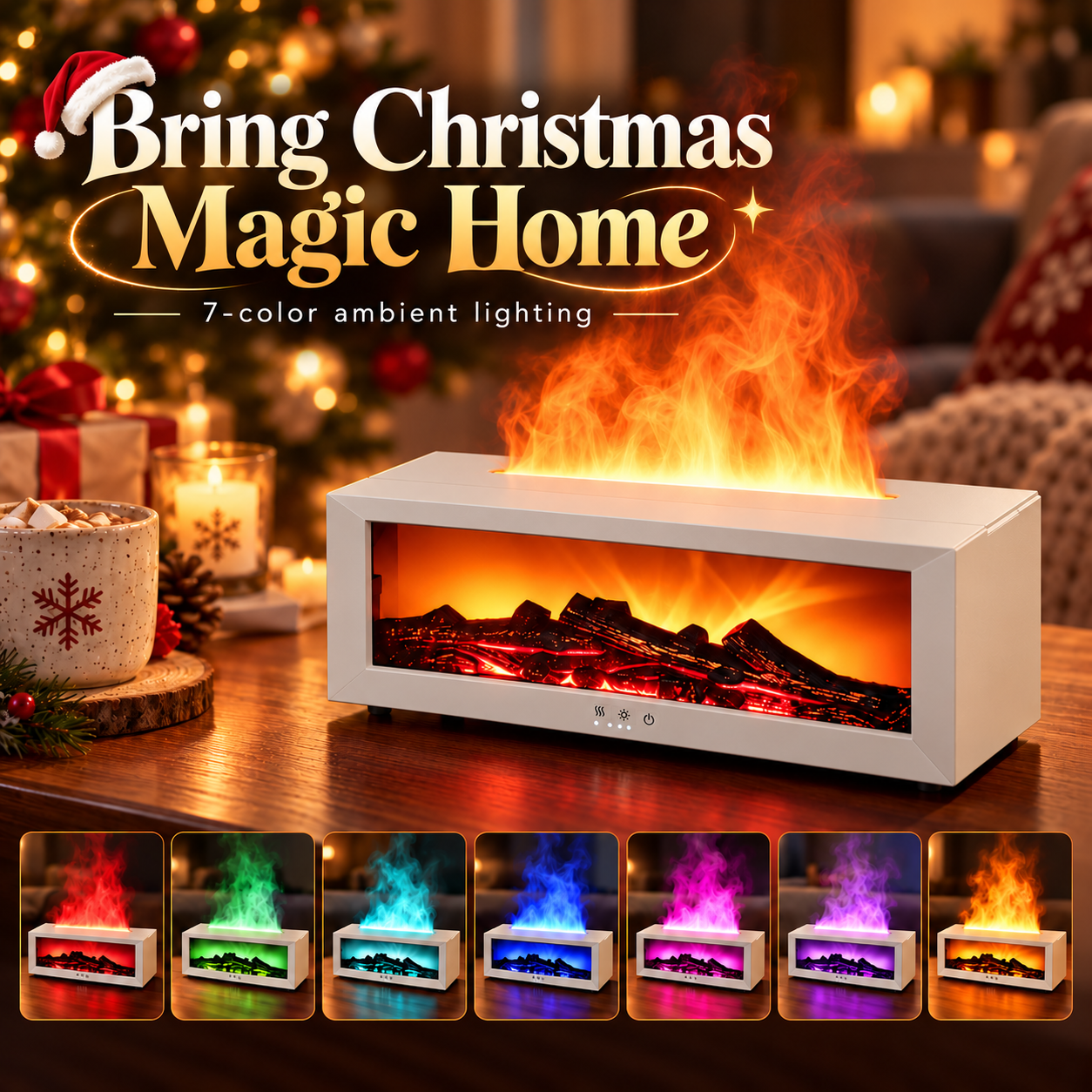 YuleMist™ - Winter Flame Humidifier