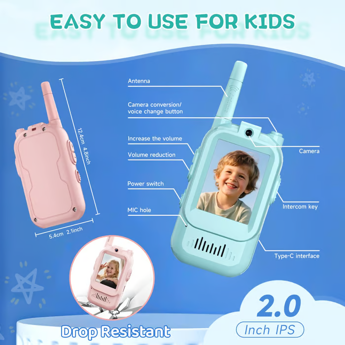 TalkieTots™ - Video Walkie Talkie