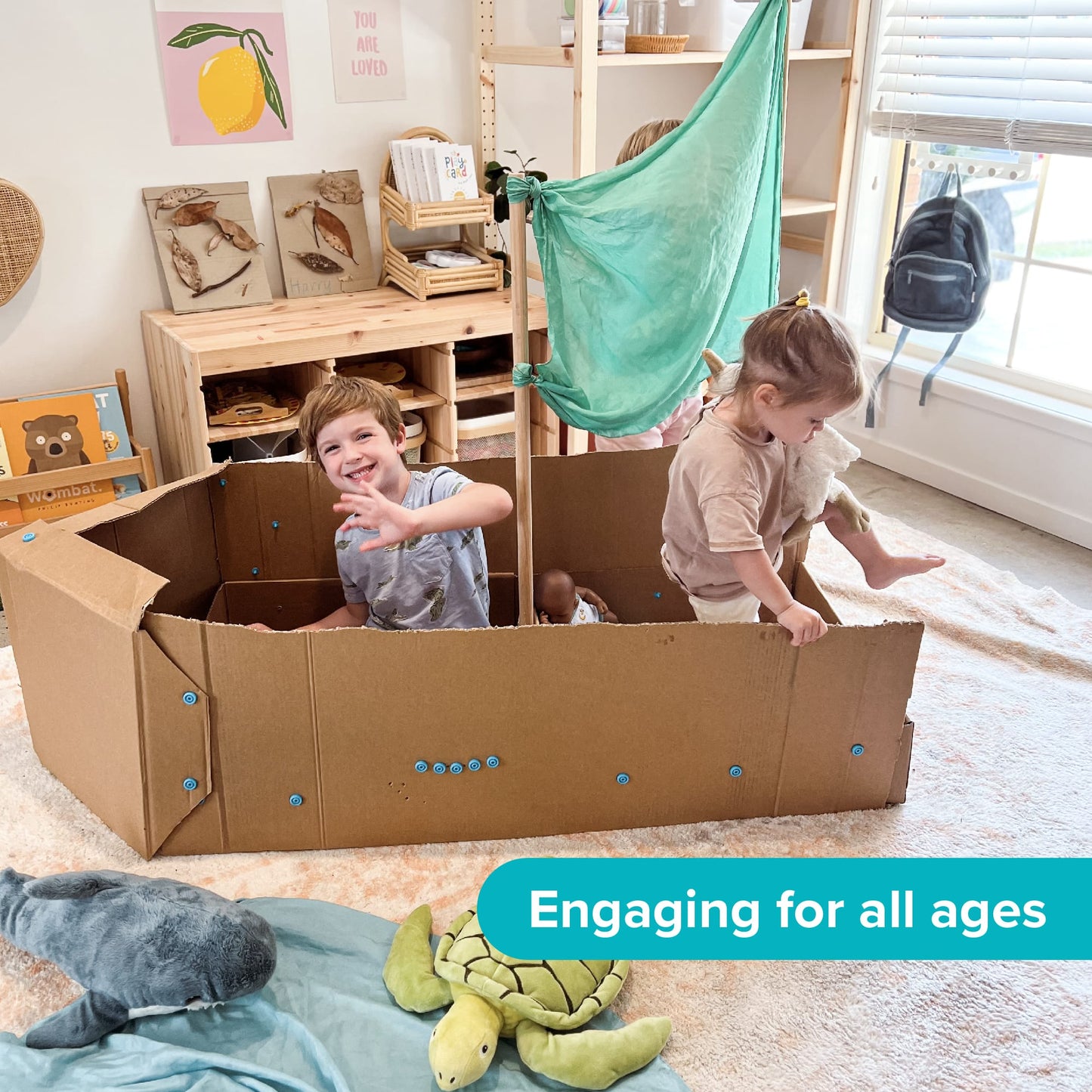 BuildBox™ - Kids Cardboard Construction Kit