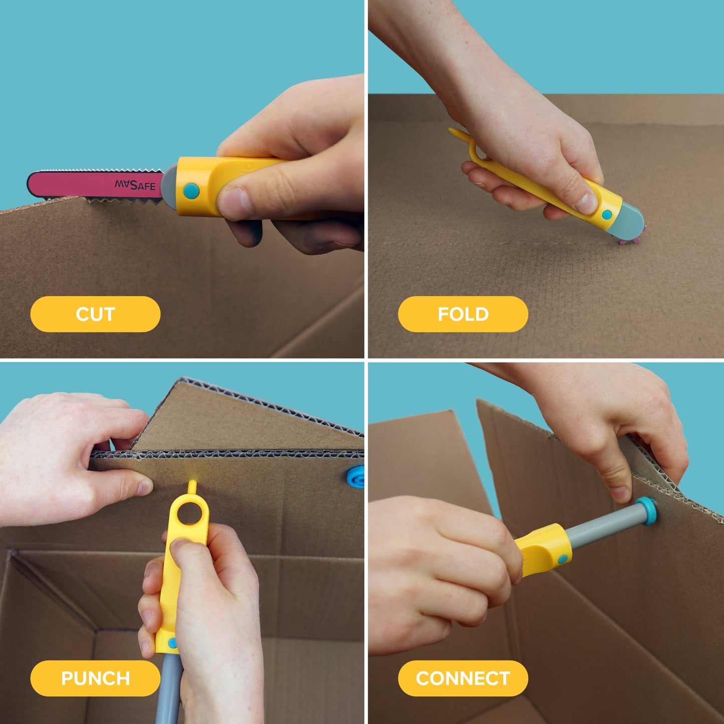 BuildBox™ - Kids Cardboard Construction Kit