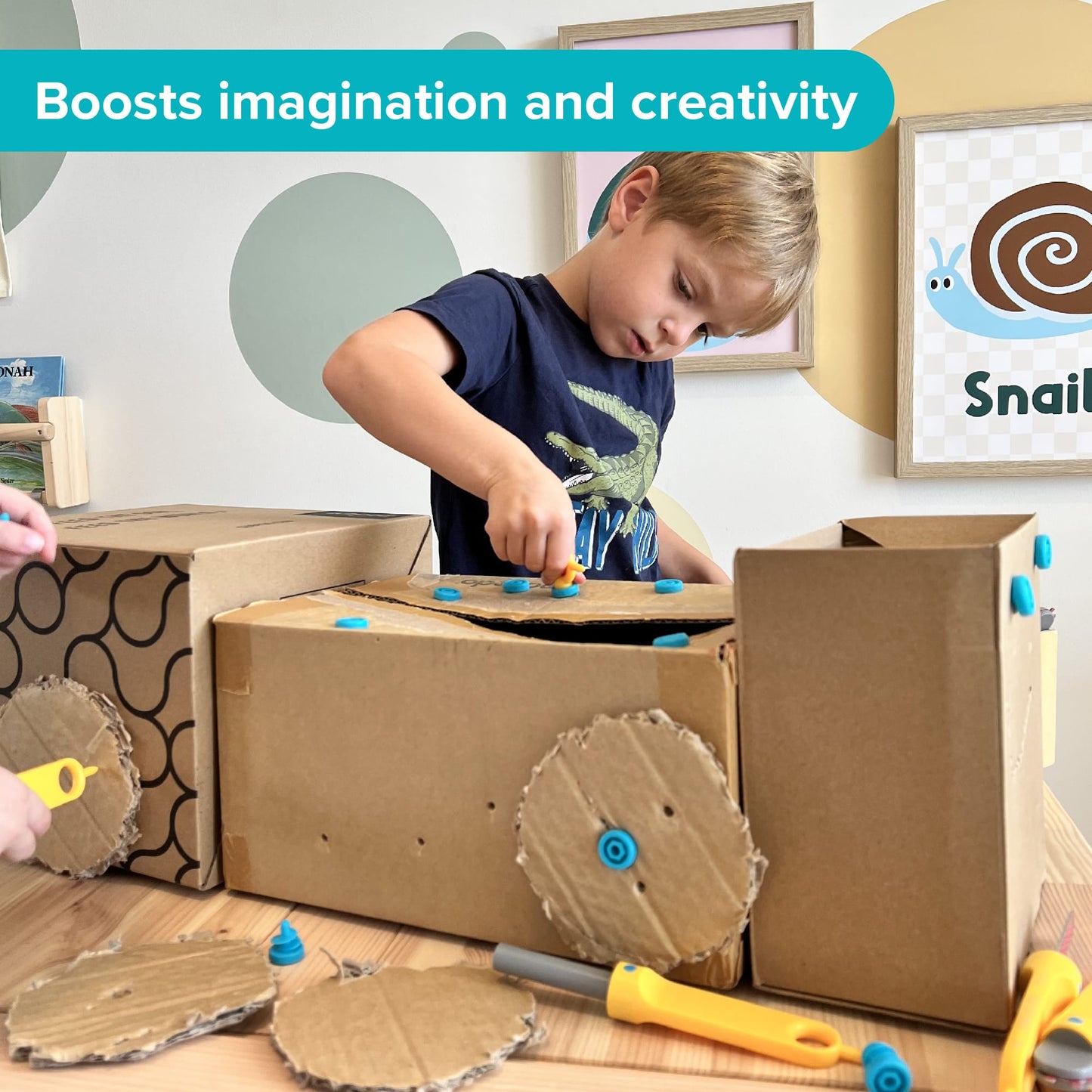 BuildBox™ - Kids Cardboard Construction Kit
